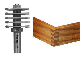Cut strong and beautiful box joints quickly and easily with this router bit