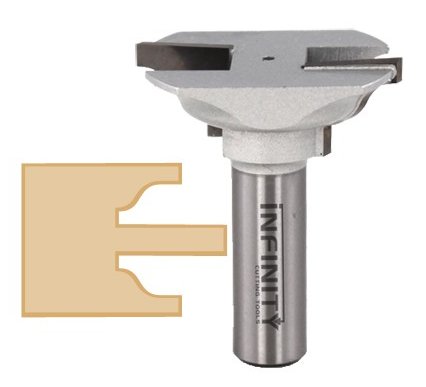 Extended tenon router bit 91-522TC with an ogee profile