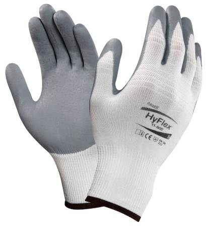HyFlex 11-800 protective gloves with a nitrile foam coating