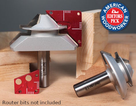 Set up perfect-fitting lock mitre joints in minutes, without frustration or wasted wood