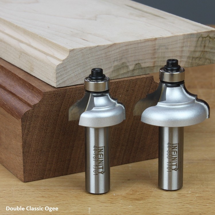 Top quality Ogee router bits to suit just about any decorative need