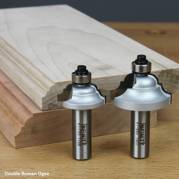 Top quality Ogee router bits to suit just about any decorative need