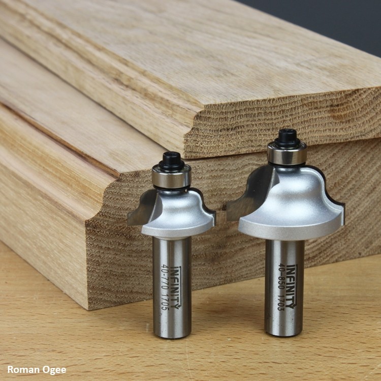 Top quality Ogee router bits to suit just about any decorative need