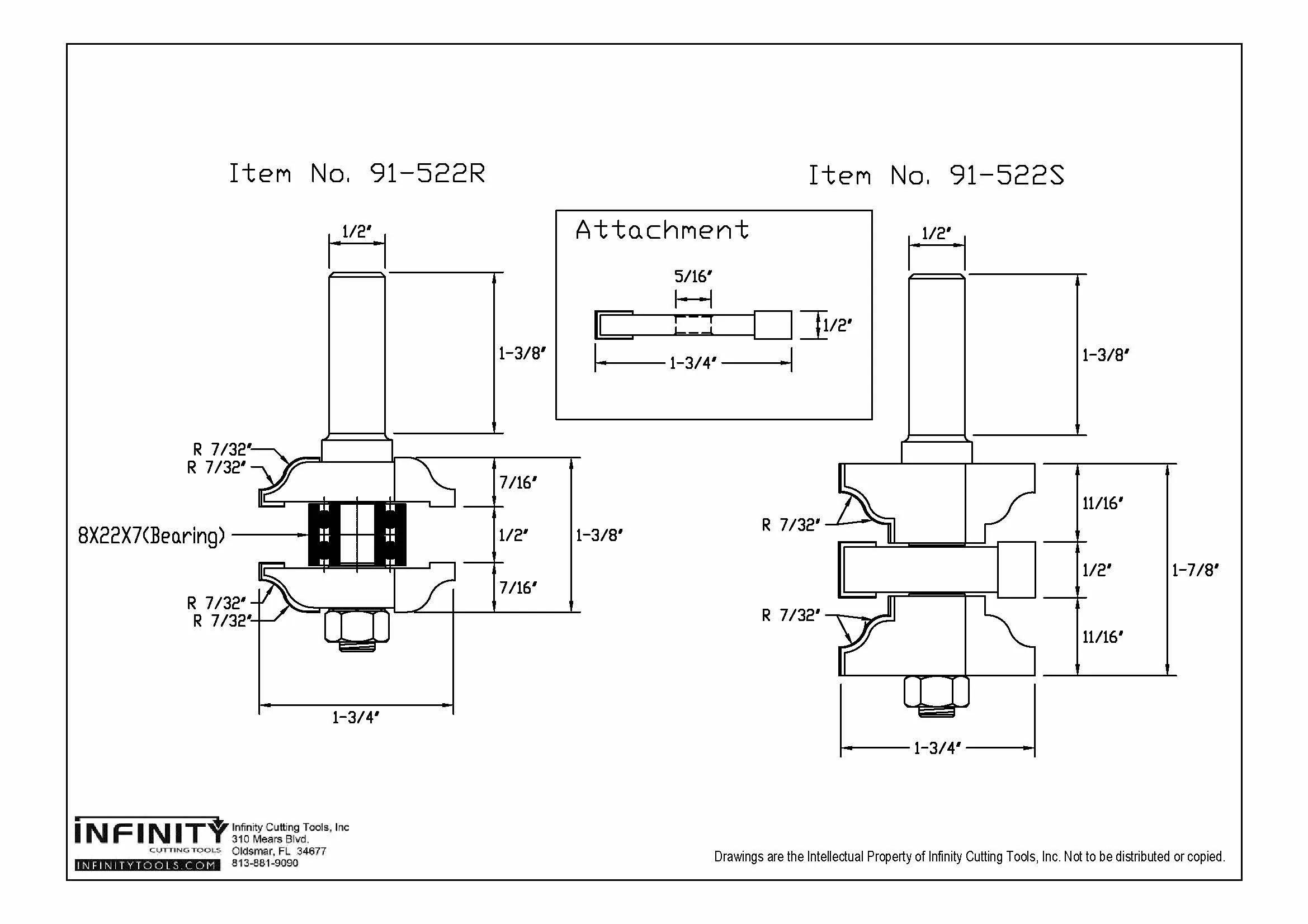 Ogee rail and stile router bits for door making