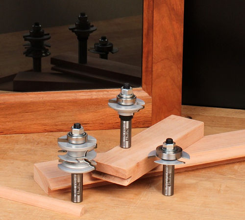 Ultimate glass door router bit set for creating stunning glass cabinet doors